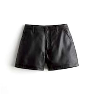 Hollister Vegan Leather Shorts